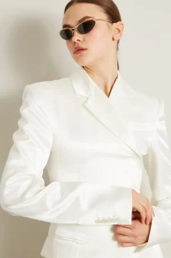 Blazer aderente - Bianco
