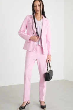 Blazer aderente in jersey - Rosa