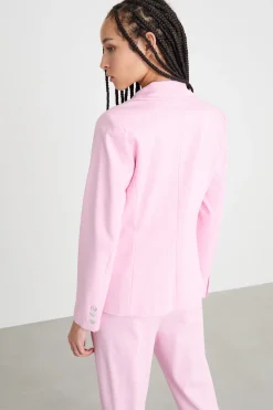Blazer aderente in jersey - Rosa