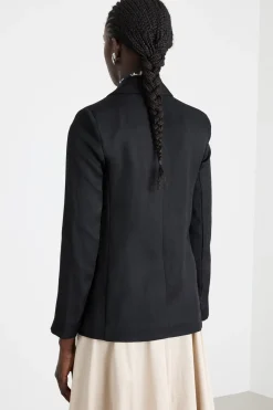 Blazer con bottone singolo - Nero