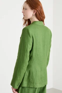 Blazer con bottone singolo - Verde
