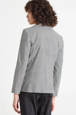 Blazer con tasche applicate - Nero Bainco