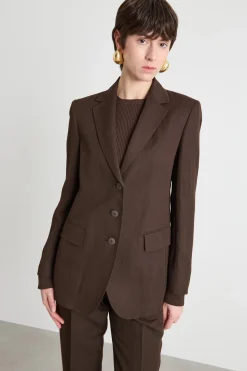 Blazer con tasche - Marrone