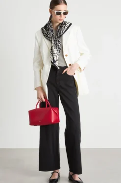 Blazer dalla linea semiaderente - Bianco