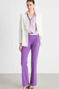 Blazer doppiopetto aderente - Bianco