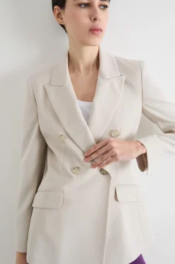 Blazer doppiopetto - Beige