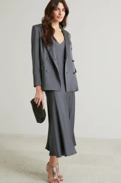 Blazer doppiopetto - Grigio Scuro