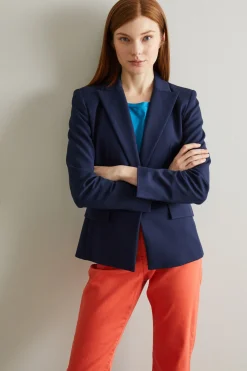 Blazer dritto - Blu