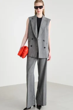Blazer gilet doppiopetto - Grigio