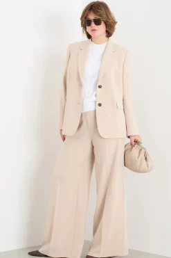 Blazer in cady - Beige