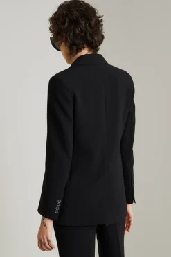 Blazer in cady - Nero