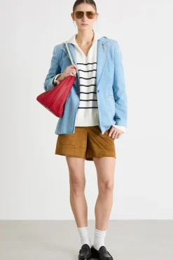 Blazer in jeans - Azzurro