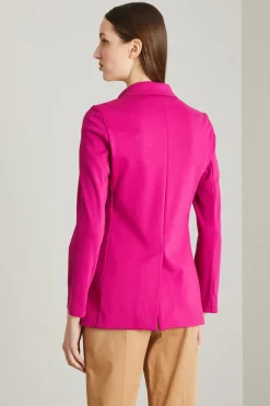 Blazer in jersey - Fuxia