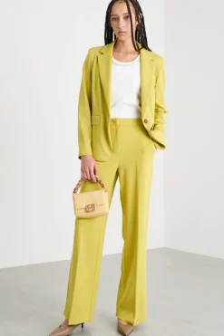 Blazer in jersey - Giallo