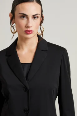 Blazer in jersey - Nero