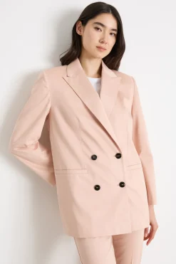 Blazer in raso - Rosa