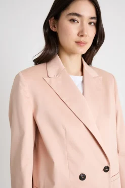 Blazer in raso - Rosa
