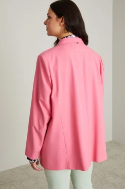 Blazer in viscosa - Rosa