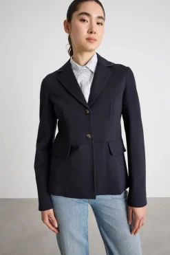 Blazer monopetto aderente - Blu