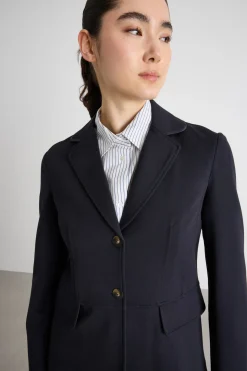 Blazer monopetto aderente - Blu