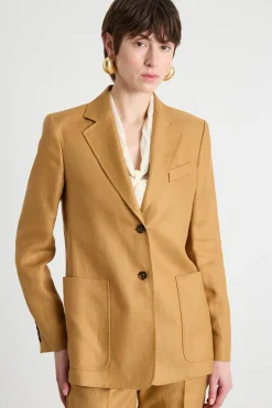 Blazer monopetto - Cammello