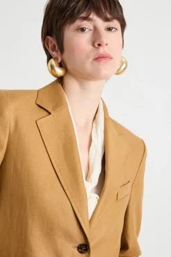 Blazer monopetto - Cammello