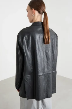 Blazer monopetto oversize - Nero