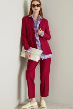 Blazer monopetto - Rosso