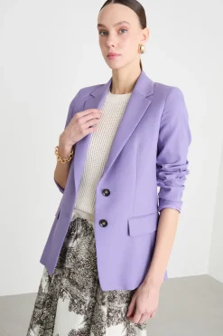 Blazer semiaderente - Viola