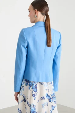 Blazer sfiancato - Azzurro