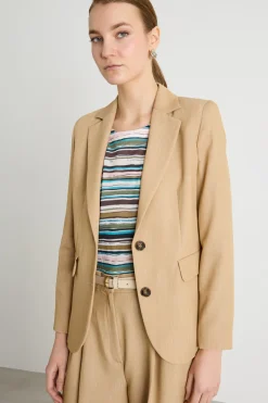 Blazer stretch - Cammello