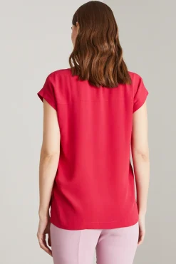 Blusa in crépe - Rosa