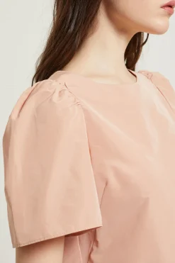 Blusa in taffetà - Rosa Cipria