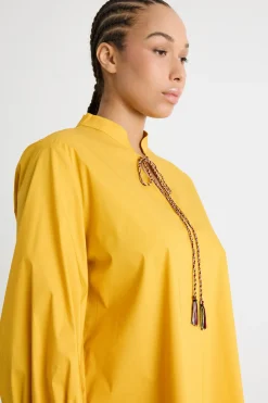 Blusa con nappe - Giallo
