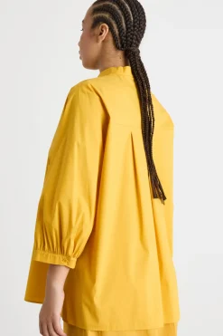 Blusa con nappe - Giallo