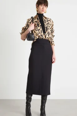 Blusa con stampa animalier - Animalier