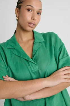 Blusa con top - Verde