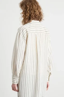 Blusa fluida con taschino - Bianco