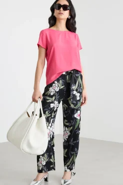 Blusa in crepe - Rosa