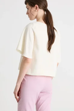 Blusa in raso - Bianco