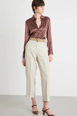 Blusa in raso - Rosa
