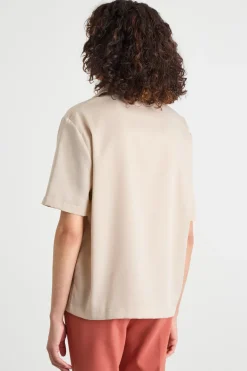 Blusa in tessuto leggero - Avorio