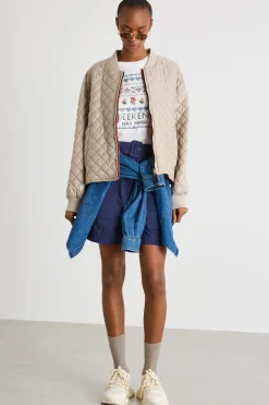 Bomber reversibile imbottito - Beige