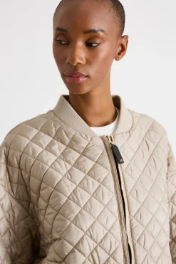 Bomber reversibile imbottito - Beige