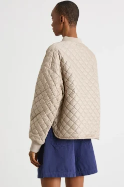 Bomber reversibile imbottito - Beige