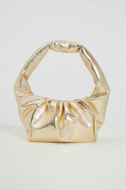 Borsa a spalla imbottita - Oro