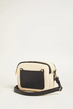 Borsa a tracolla - Beige Nero