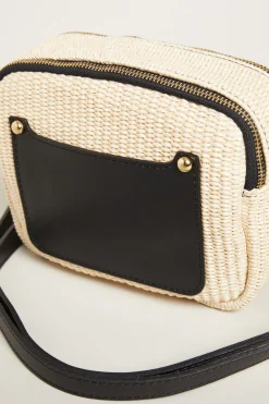 Borsa a tracolla - Beige Nero