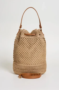 Borsa a secchiello - Cammello