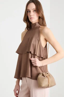 Borsa a secchiello - Oro